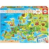 Cumpara ieftin Puzzle Educa - Europe Map, 150 piese