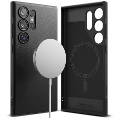 Husa pentru samsung galaxy s24 ultra, ringke onyx magsafe, black foto