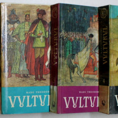 VULTURUL , VOLUMELE I - IV , roman de RADU THEODORU , 1971 - 1974