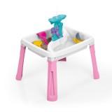 Masuta de activitati 3 in 1 pentru copii - Alb&amp; roz PlayLearn Toys