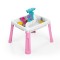 Masuta de activitati 3 in 1 pentru copii - Alb&amp; roz PlayLearn Toys