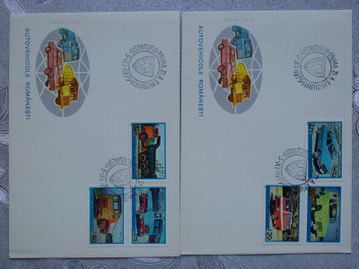 1975-Lp,898-Autovehicule romanesti-FDC foto