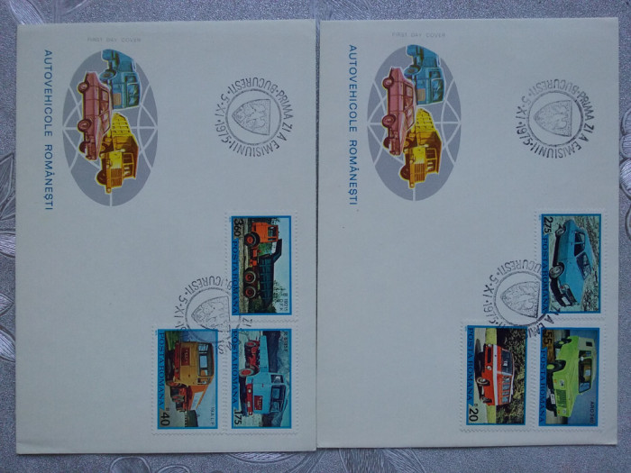 1975-Lp,898-Autovehicule romanesti-FDC