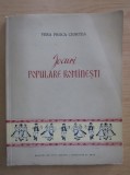 RARA,1954, TIRAJ 2090 ex, Jocuri Dansuri Populare Romanesti, Vera Proca Ciortea, mapa partituri si 6 planse color, folclor,traditii,coreografie, hora