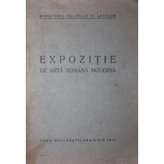 EXPOZITIE DE ARTA ROMANA MODERNA
