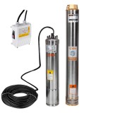 Pompa Submersibila Rezistenta la Nisip, IBO 4SDM 3/14, 1.1 KW, 230V, 94 l/min, H Refulare 103 m + 20 m cablu, IBO Polonia