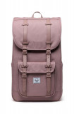 Herschel rucsac Little America culoarea roz, mare, neted