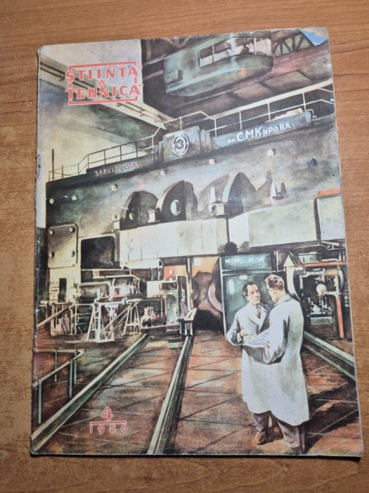 stiinta si tehnica aprilie 1956-nisipurile din sudul olteniei,portile de fier