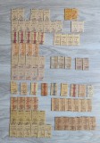 Lot 60 Bilete Vechi de Tren CFR din Carton - Anii '90 (Serii Consecutive / Colecție