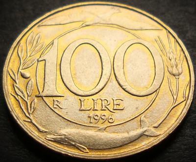 Moneda 100 LIRE - ITALIA, anul 1996 * cod 4053 foto