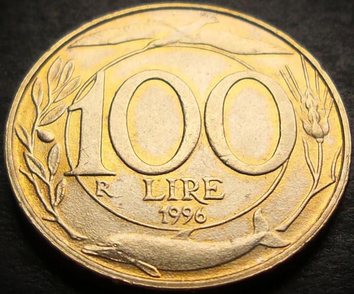 Moneda 100 LIRE - ITALIA, anul 1996 * cod 4053