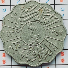 Irak Iraq 4 Fils - Faisal I 1352 (1933) - km 97 - A033