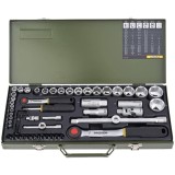 Proxxon 23040 - Set capete de insurubare si chei tubulare mixte 56 bucati