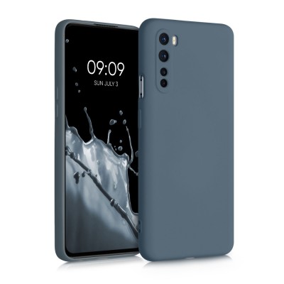 Husa pentru OnePlus Nord, Silicon, Albastru, 55343.202 foto