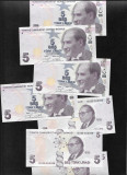 Turcia 5 lire lira 2009(21) unc pret pe bucata