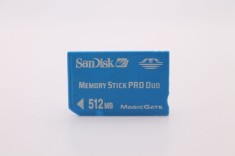 Card memorie SanDisk Memory Stick Pro Duo Magic Gate 512 MB foto