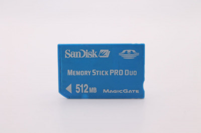 Card memorie SanDisk Memory Stick Pro Duo Magic Gate 512 MB foto