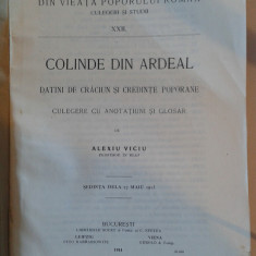 Colinde din Ardeal din 1914