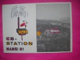 HOPCT 15164 HANSI 01 -GERMANIA --CARTE POSTALA RADIO AMATOR / RADIOAMATORI -CIRCULATA