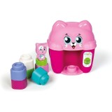 Clementoni - Jucarie educationala Soft Clemmy cos Pisicuta cu cuburi de