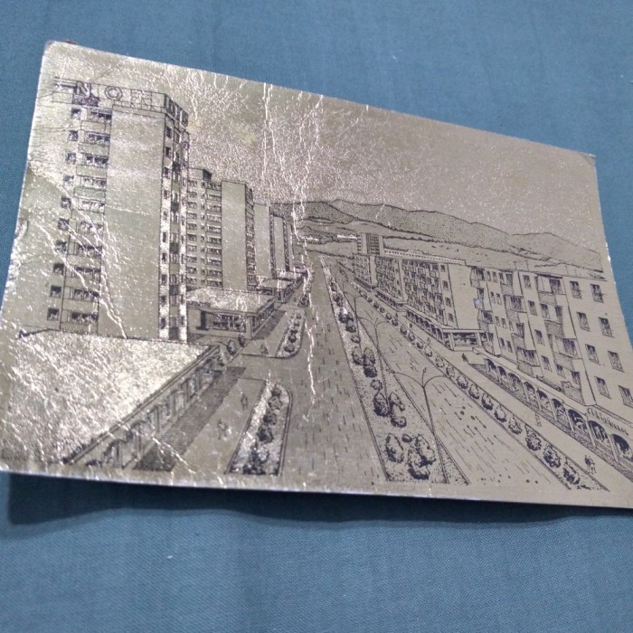 CARTE POSTALA CIRCULATA ALBA IULIA-BULEVARDUL TRANSILVANIA