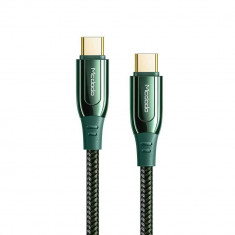 Cablu de date Mcdodo Super Charge Type-C la Type-C 2m 100W Verde foto