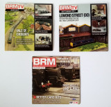 BRM British Raiway Modellin 3 DVD machete feroviare trenulete hobby diorama D9