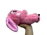 Stitch Angel Roz Plus Extra Pufos 30cm cu Muzica si Respiratie Baterii AAA