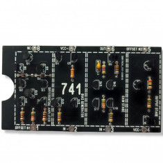 LM741 uA741 kit modul, electronic op-AMP, Kit Amplificator Operational.