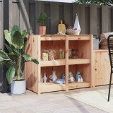 vidaXL Dulap bucătărie de exterior, 106x55x92 cm, lemn masiv pin