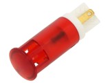 Lampă de control LED roşie &Oslash;12mm, 12V DC, APEM