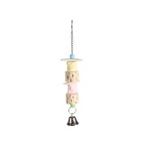 JUCARIE CALCIU PENTRU NIMFE PUK MIX CU CLOPOTEL 8x4x31H
