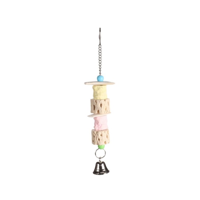 JUCARIE CALCIU PENTRU NIMFE PUK MIX CU CLOPOTEL 8x4x31H