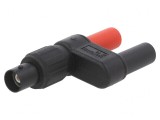 Adaptor Soclu Nichelat Aurit 62,7mm Negru cu Izolație