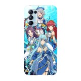 Husa compatibila cu Oppo A55, Viceversa, model Gear on Sword Art Online, Silicon, TPU, Transparent, Carcasa