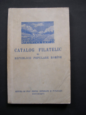 Catalog filatelic al R.P.R. 1957 foto