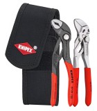 Cumpara ieftin Set clesti mini profesional in husa, Knipex 00 20 72 V04, 2 piese 125&ndash;160 mm, Cobra + Pliers Wrench, design compact, husa pentru curea, otel calit,