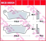 Set placute frana spate TRW MCB840SH - Honda GL 1800 Goldwing (01-05) - GL 1800 Goldwing ABS (06-16) - GL 1800 Goldwing (07-17)