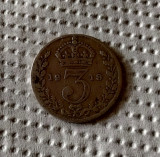 Marea Britanie - 3 Pence 1918 - Argint, Europa