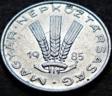 Moneda 20 FILERI / FILLER - RP UNGARA / Ungaria Comunista, anul 1985 *cod 3684