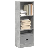 vidaXL Bibliotecă, gri beton, 40x24x109 cm, lemn prelucrat 857777