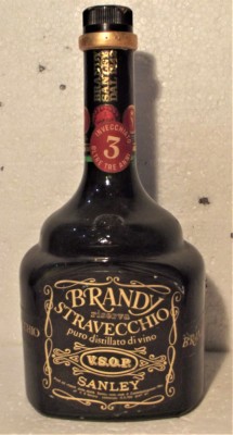 RARE BRANDY STRAVECCHIO SANLEY, MULTI 3 ANI, CL 70 GR. 40 ANI 70/80 foto