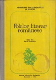 Mihai Pop - Folclor literar romanesc