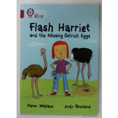 FLASH HARRIET AND THE MISSING OSTRICH EGGS by KAREN WALLACE , illustrated by ANDY ROWLAND , 2013