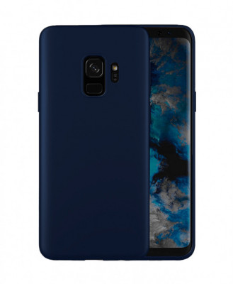 Husa Telefon Silicon Samsung Galaxy S9 g960 Matte Dark Blue foto