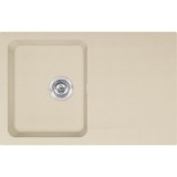 Pachet chiuveta tectonite Franke OID 611 + Baterie Pola, 78x50 cm, cuva 35x43x18 cm, cu ventil de 3 1/2&rdquo;, cleme de fixare, sistem inchidere ventil, Av