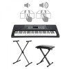 Set Orga FunKey 61 Edition Touch BK + stativ + bancheta