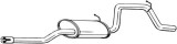 Toba esapament finala Opel Agila (A) (H00) Motor 1.0 (F68), 1.0 12V (F68), OE 24430562