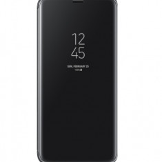 Husa de protectie Clear View Standing pentru Galaxy S9 Plus, Black