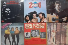 14 discuri vinil, muzica usoara internationala, anii 70, 80.